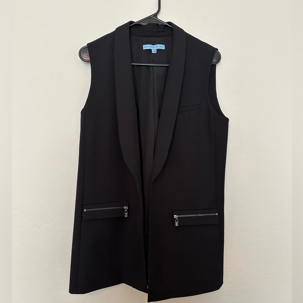 Antonio Melani Longline Sleeveless Blazer 8
